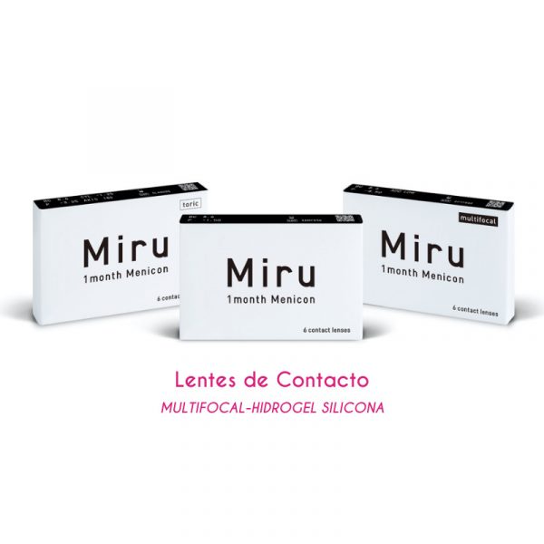 LENTILLAS MENSUALES MULTIFOCALES HIDROGEL DE SILICONA