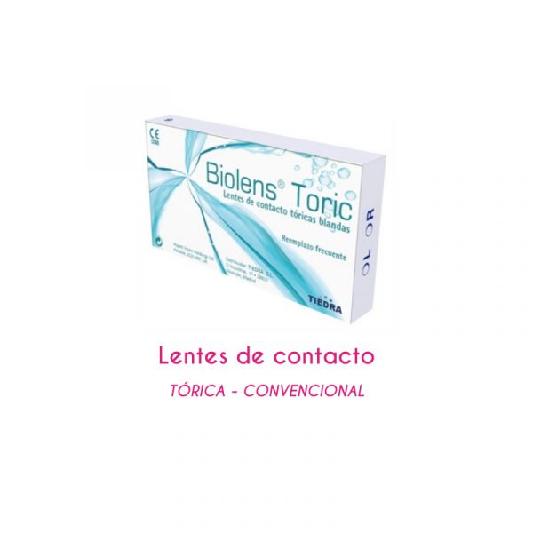 LENTILLAS MENSUALES TÓRICAS CONVENCIONALES